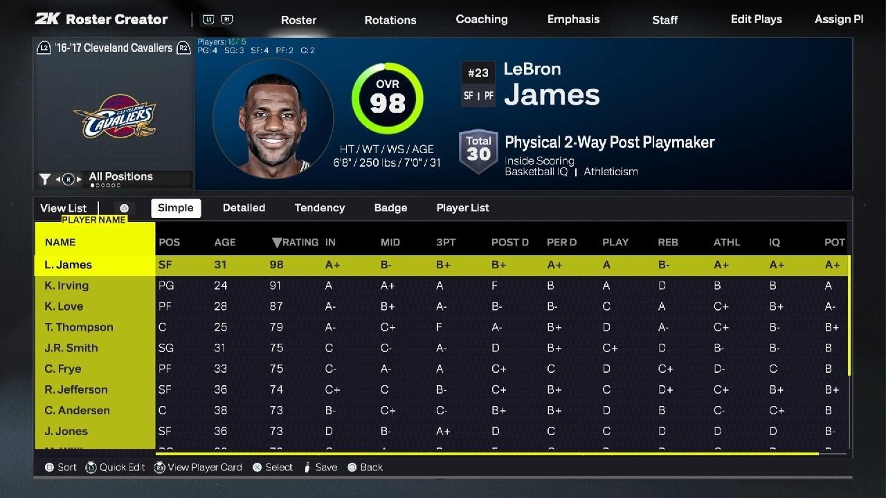 NBA 2K26 - Real Missing Player 