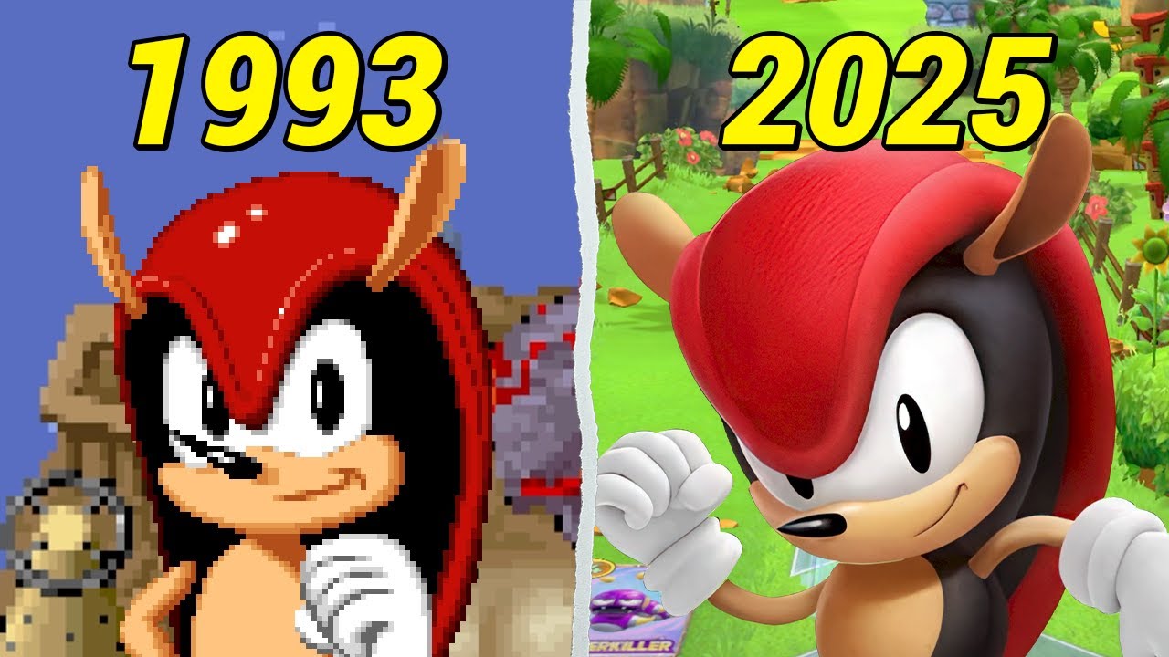 🛡️ Evolution of Mighty the Armadillo (1993–2025)