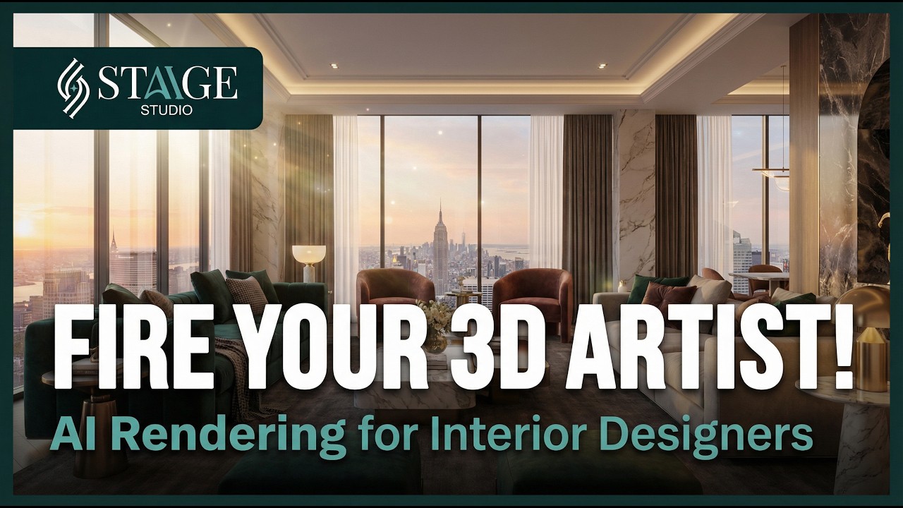 The #1 AI Rendering Software for Interior Designers: Staige Studio Demo (2026)
