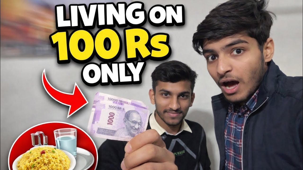 Can We Live on ₹100 Only? 😲 | Budget Challenge blog