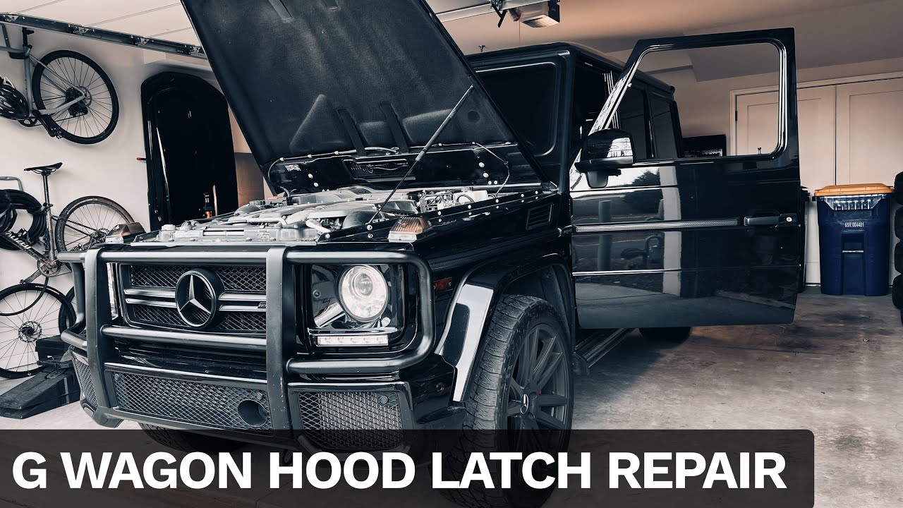 РЕМОНТ ЗАЩЕЛКИ КАПОТА MERCEDES G63 AMG.