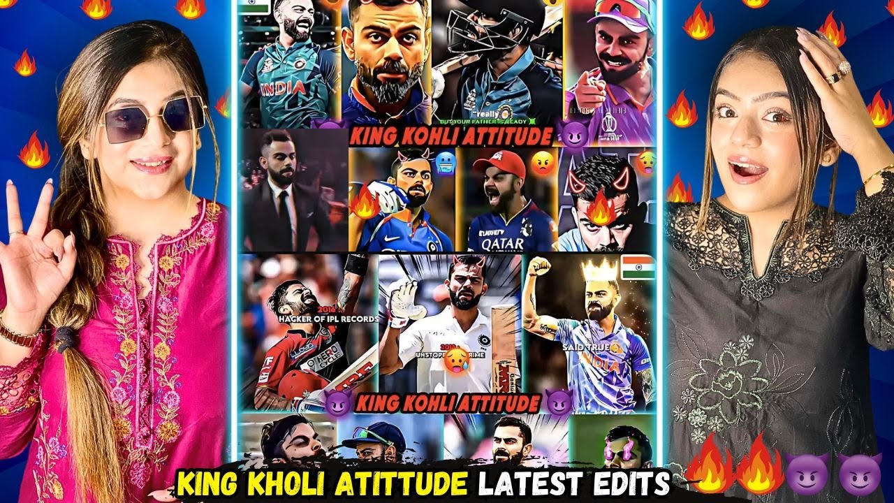 PAKISTANI GIRL REACTION ON KING VIRAT KOHLI ATTITUDE😈🔥 | VIRAT KOHL ANGRY MOMENTS 🤬