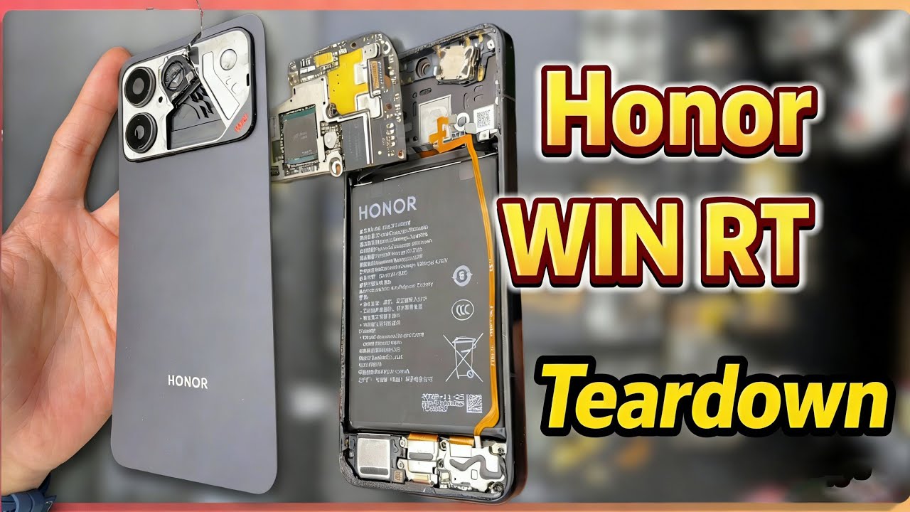 ⚡️Honor WIN RT Teardown! 10,000mAh Battery + Fan Cooling at $360?🔥