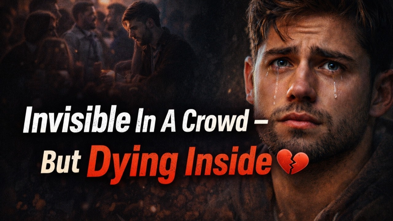 He Felt Invisible in a Crowd — Deep Emotional Loneliness Story 💔😔