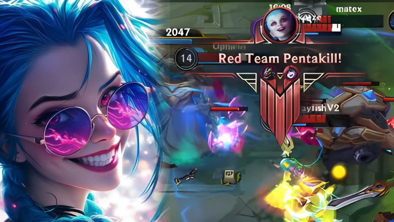 Jinx Wild Rift Guide:( pentakill) Carrying with Chaos and Carnage!