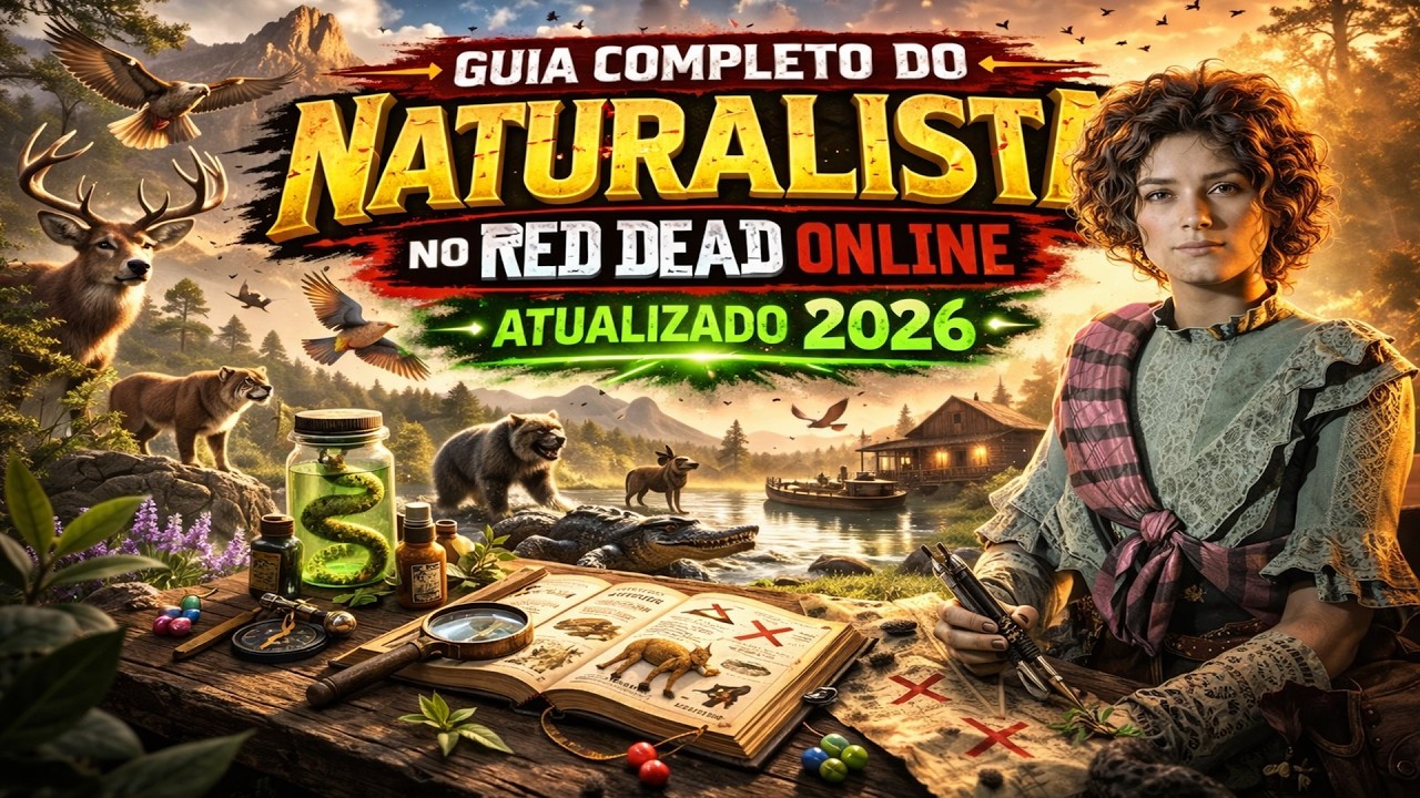 GUIA COMPLETO NATURALISTA RED DEAD ONLINE 2025