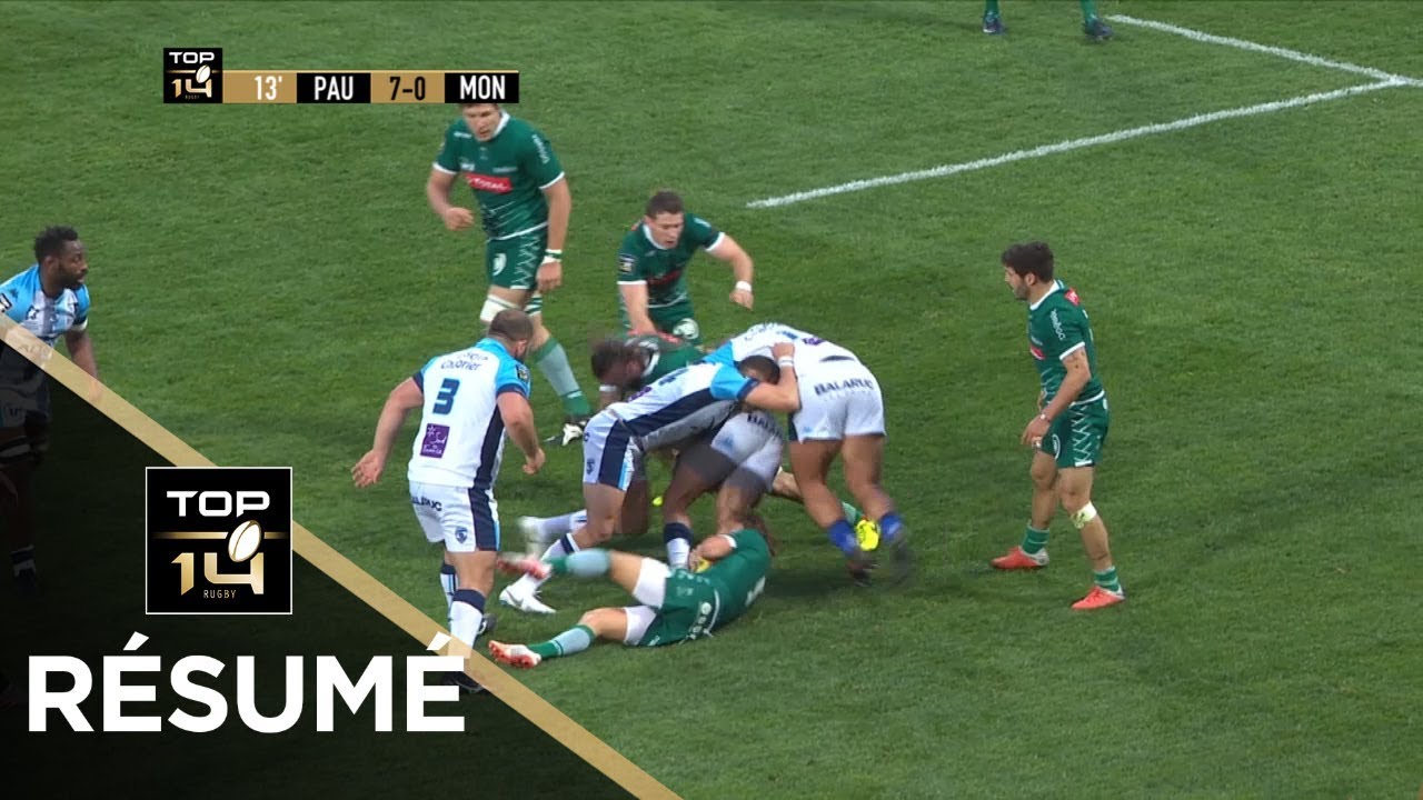 TOP 14 - R&eacute;sum&eacute;  Pau-Montpellier: 15-24 - J20 - Saison 2018/2019