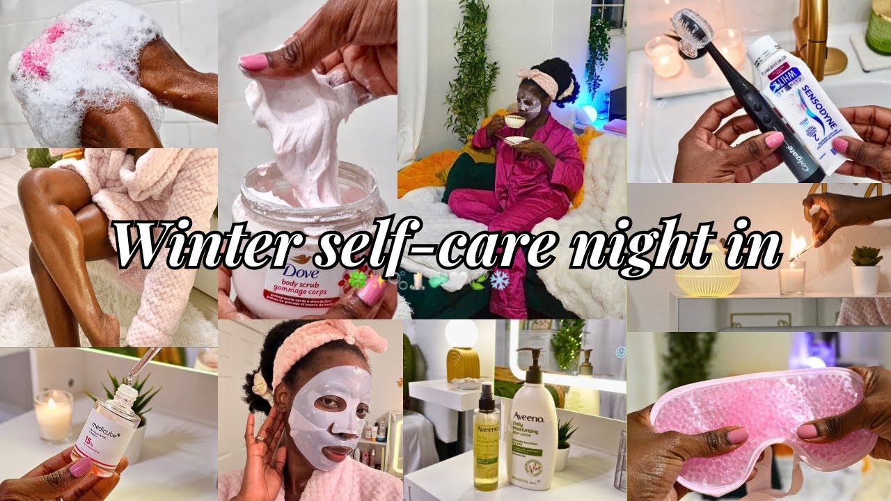🕯️THE ULTIMATE COZY WINTER SELF-CARE ROUTINE 🥶 🕯️[skincare,oral care,shower routine,hydrated skin]✨