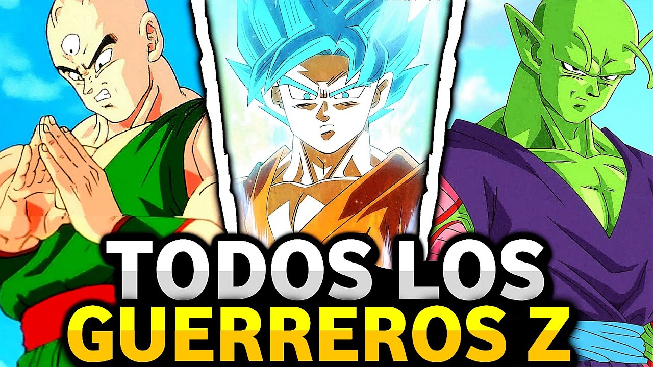 Todos los GUERREROS Z de Dragon Ball del más DEBIL al más FUERTE