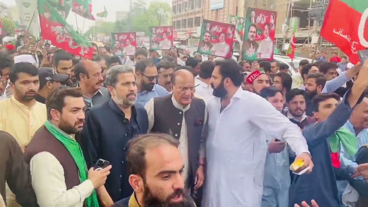 PTI Public Rally in Lahore | Imran Khan | Raja Basharat #shorts