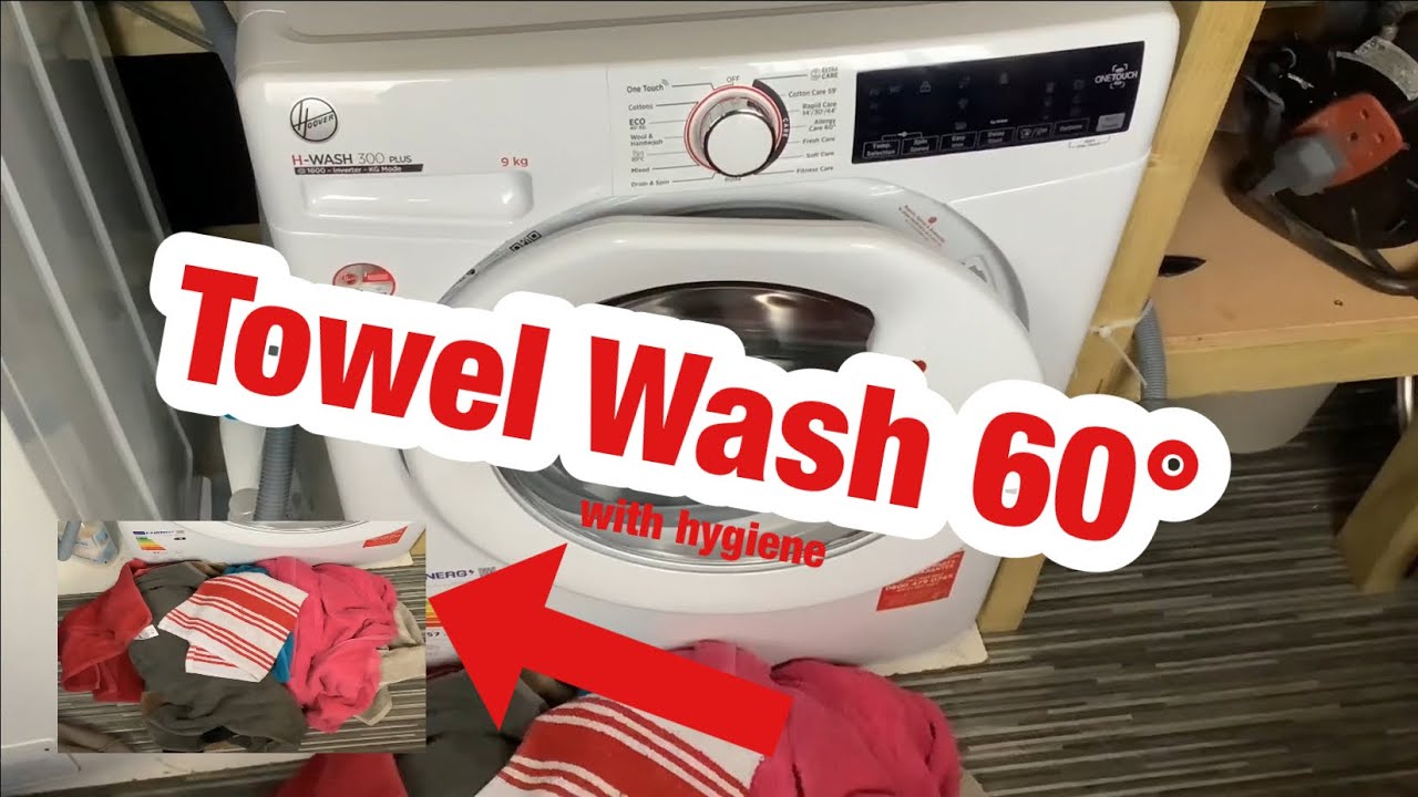 Hoover H Wash 300 H3W69TME || Cottons 60° with hygiene