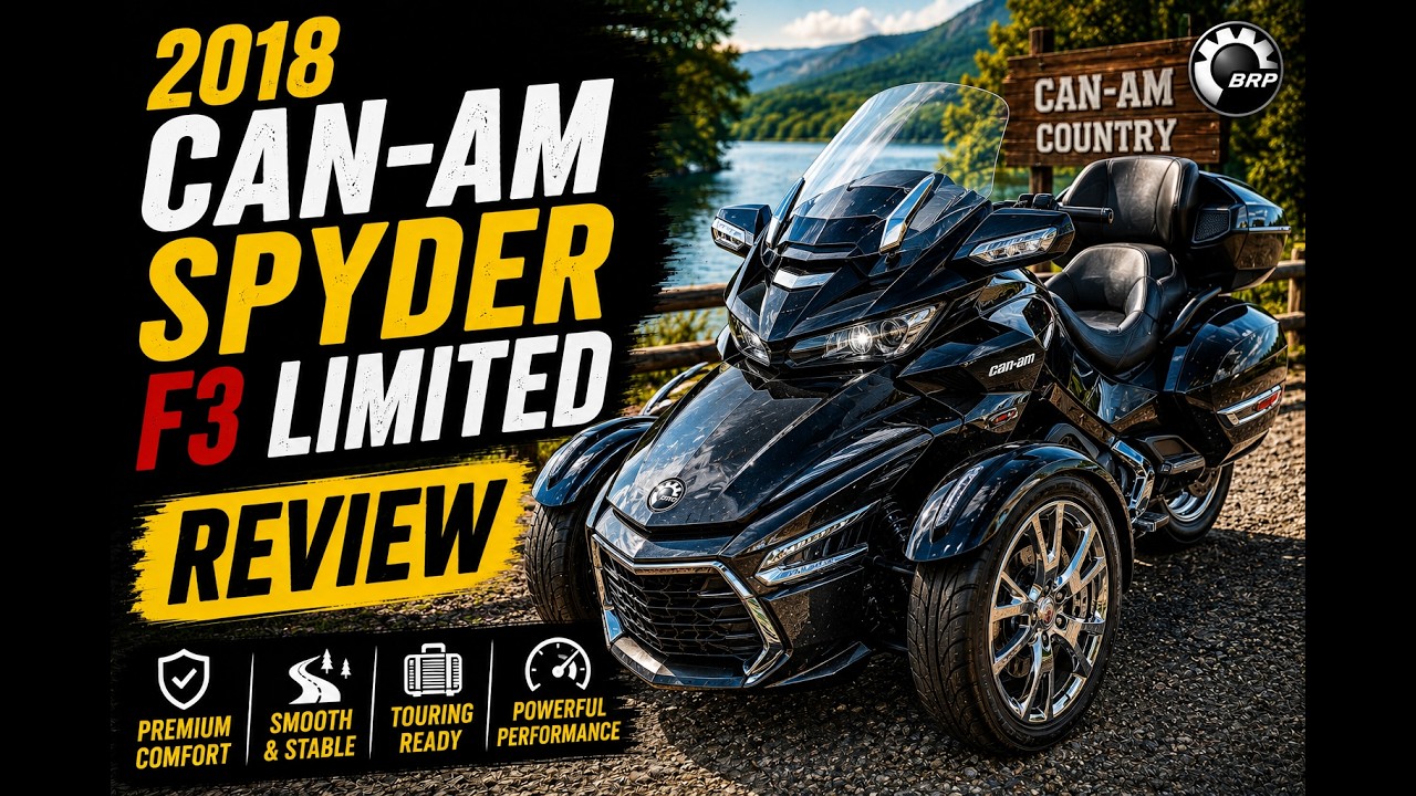 2018 Can-Am Spider F3 Limited #canam #spyder #canamspyder