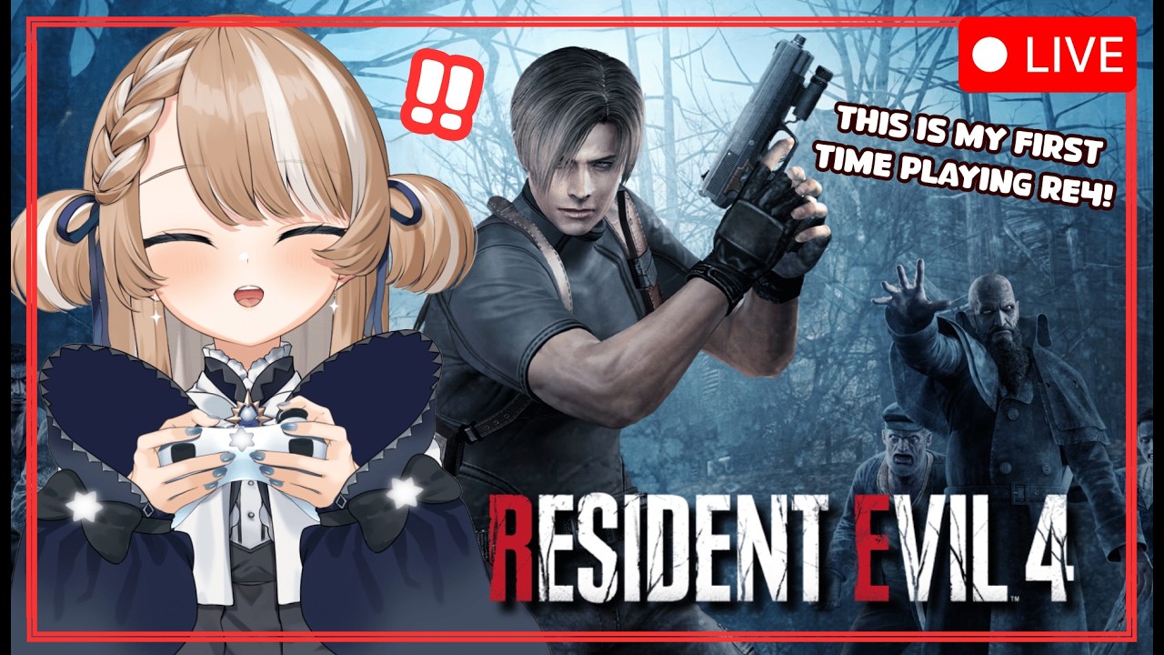 【Resident Evil 4 | Part 1/2】Oh hi Leon! Nice to see you again- WHAT'S THAT BEHIND YOU?😱