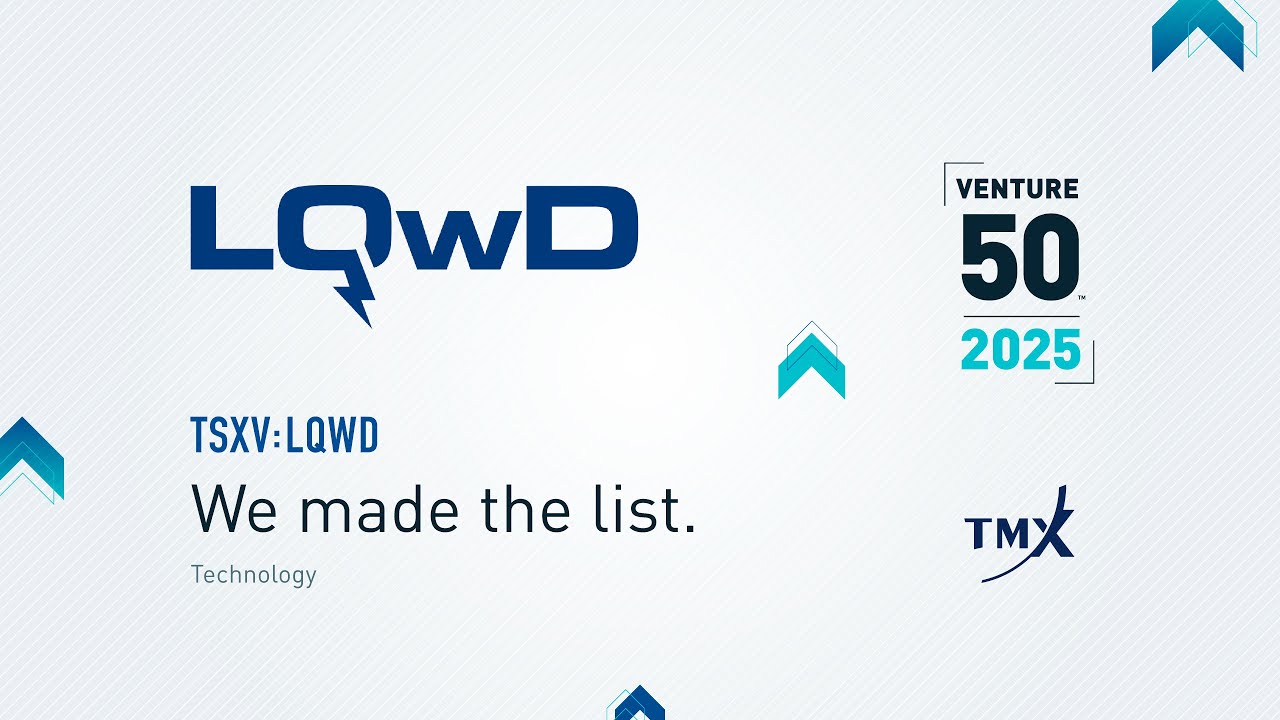 LQWD Technologies Corp. (TSXV:LQWD) | 2025 TSX Venture 50&trade;