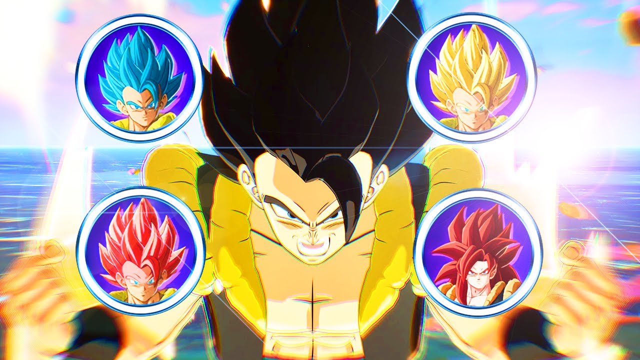 ВСЕ Трансформации Веджито и Годжеты в ОДНОЙ! (Dragon Ball Sparking Zero)