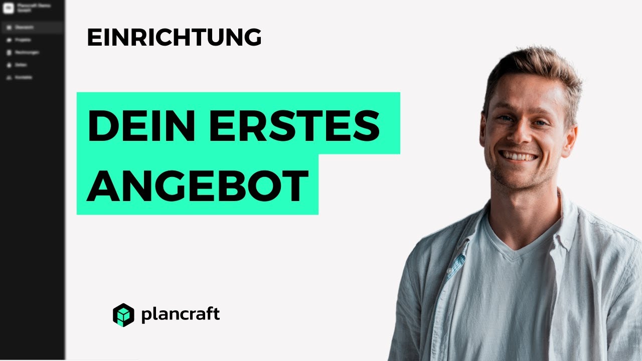Dein erstes ANGEBOT 👩🏼‍💻👨🏼‍💻  || Plancraft einfache Handwerkersoftware