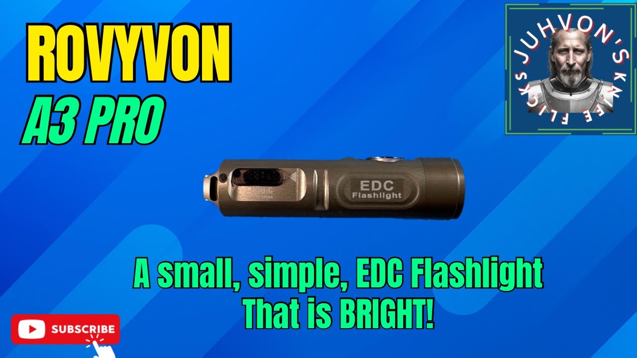 RovyVon A3 Pro! A simple, little, EDC Flashlight off of Amazon!