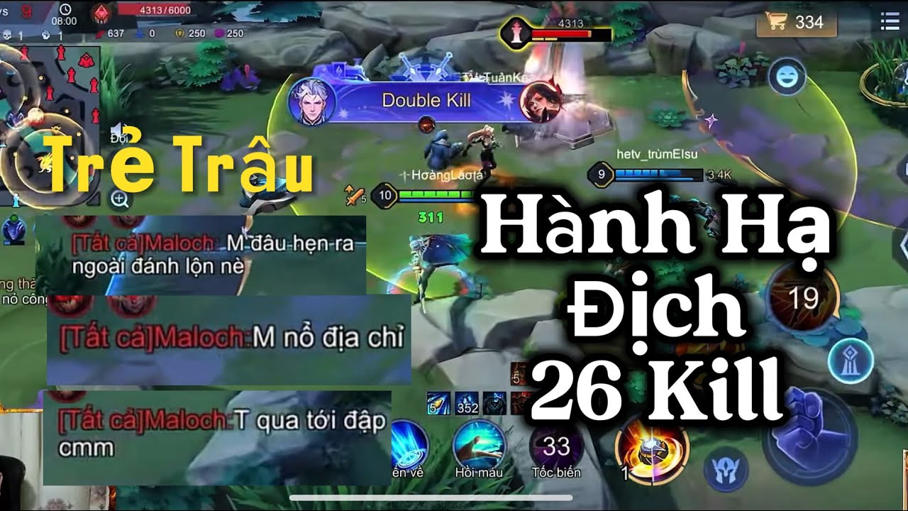 Gặp ngay trẻ trâu nóng tính Top Elsu cùng Đồng Bọn Clan Úp Sọt 26 Kill hành hạ địch phải van xin
