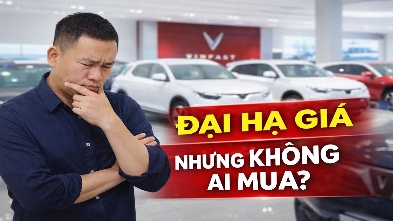 Giá xe rớt nhanh hơn xăng: Người mua VinFast ngày càng chọn… chờ đợi!