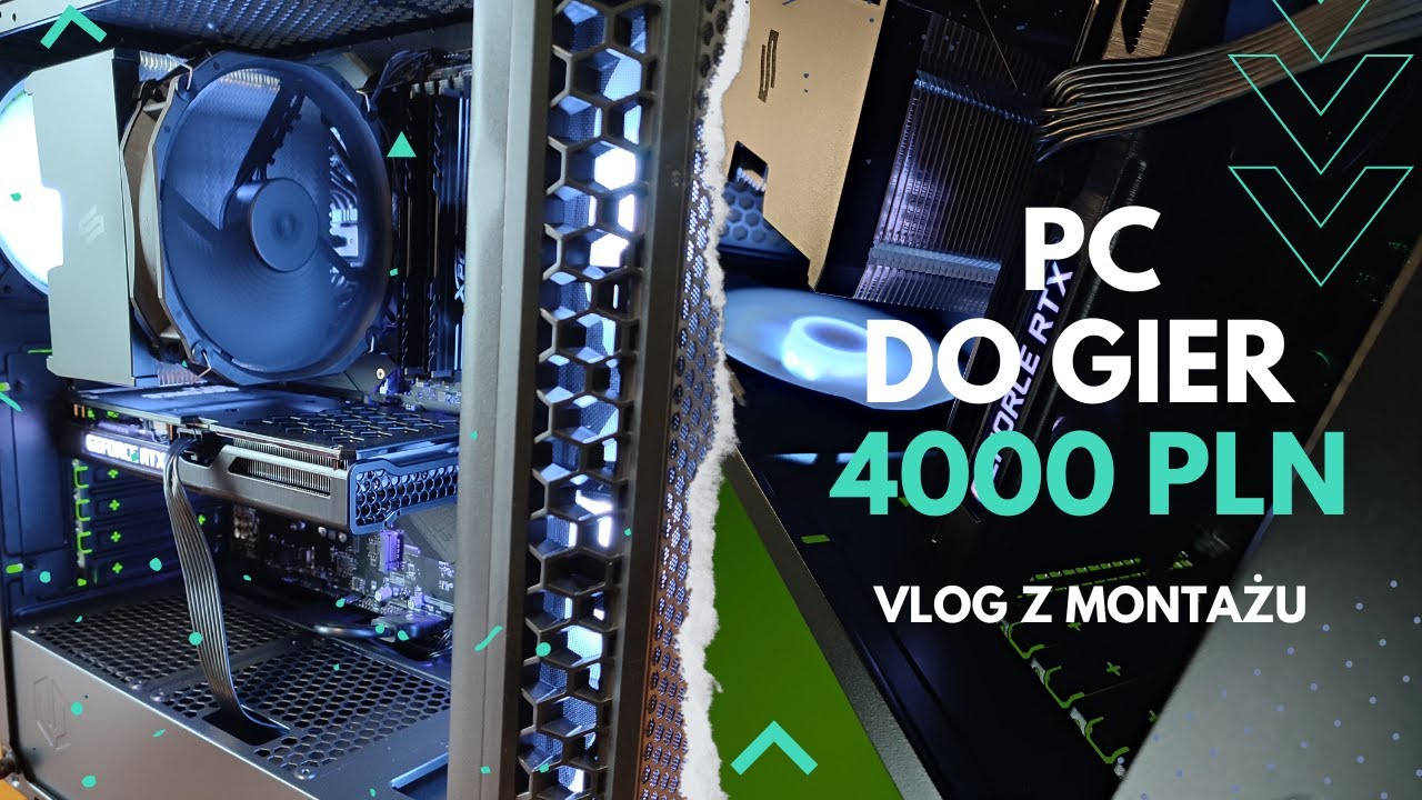Składam komputer do gier za 4000PLN - Vlog (Ryzen 5 5600x + RTX 3060)