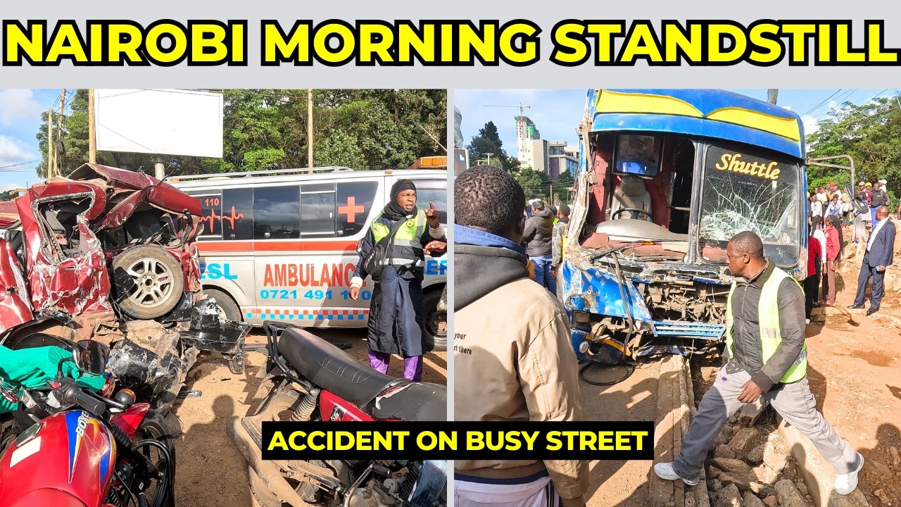 Nairobi Collision: Wreck at the Crossroads | Several Vehicles Involved