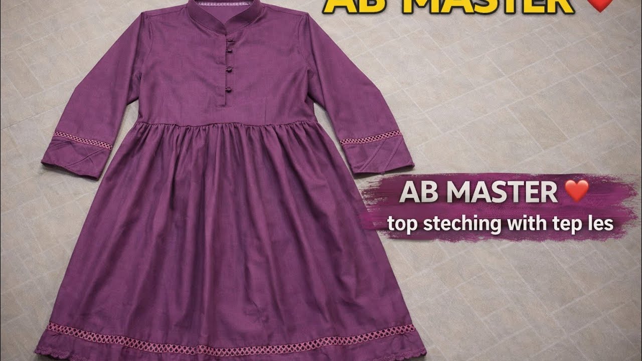 Let's make a beautiful top design AB MASTER 💖