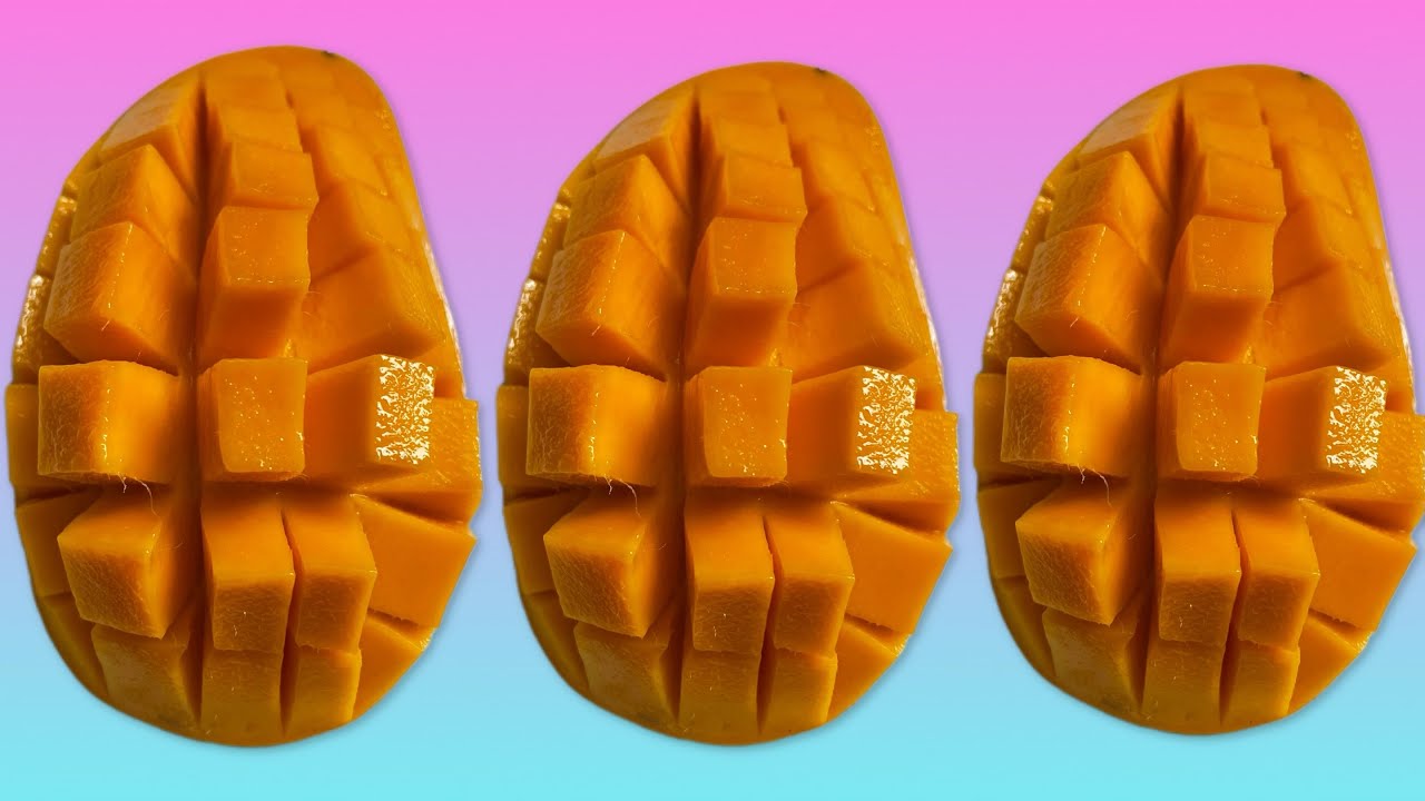 Quick and easy Mango 🥭 cutting hack | Easy Mango Decoration idea | Canada Diary |