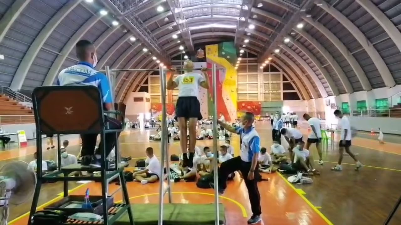 สอบดึงข้อ การสอบพลศึกษา นักเรียนเตรียมทหาร 64 (โควต้า นชท.)