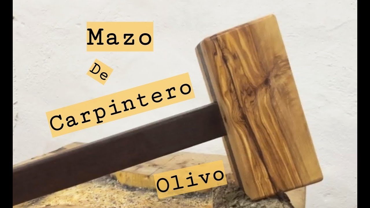 MAZO DE CARPINTERO, de madera de olivo