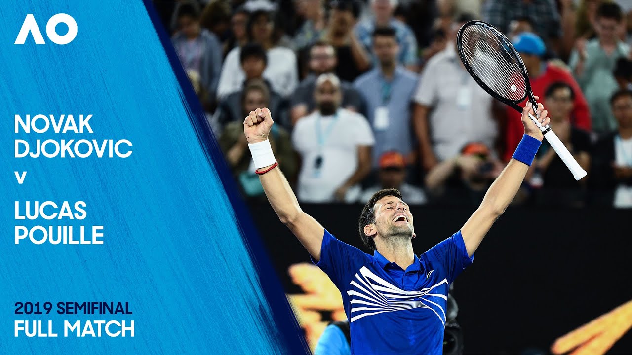 Novak Djokovic v Lucas Pouille Full Match | Australian Open 2019 Seimfinal