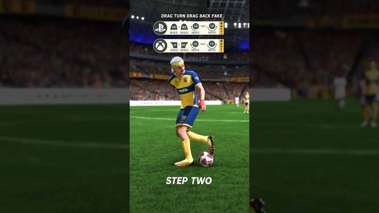 V Drag Turn, Drag Back Fake Combo - New Skill Tutorial🕹️👨&zwj;🏫