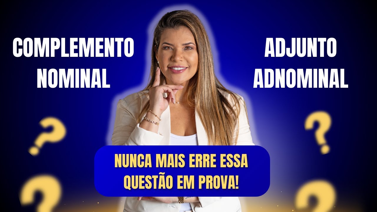 LIVE #330 ADJUNTO ADNOMINAL x COMPLEMENTO NOMINAL: Nunca Mais Erre Essa Questão em Prova!