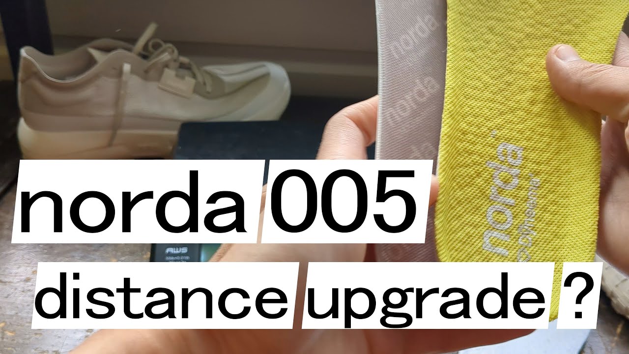 norda 005 distance UPGRADE // TPEE to eTPU insole ???