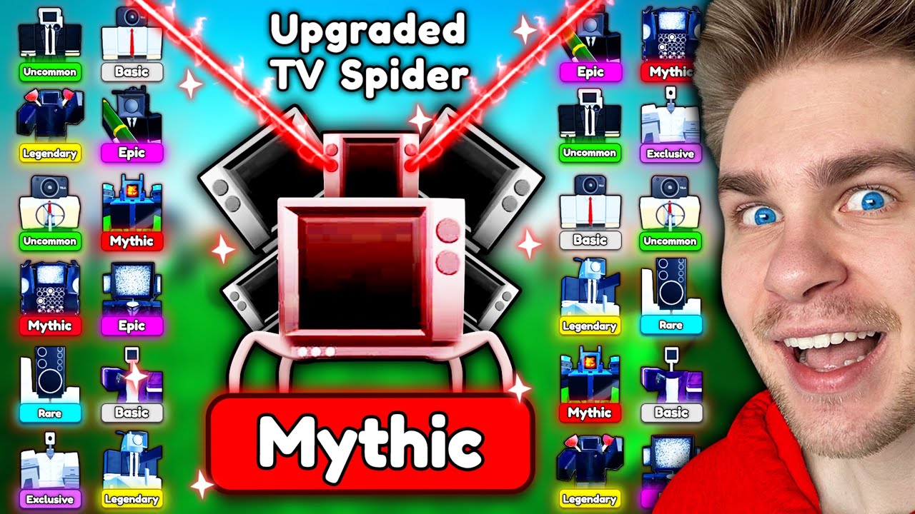 Wylosowałem ✅ *za PIERWSZYM RAZEM* ⚠️ NOWY (MITYCZNY SPIDER) 🕸️ (0,0% SZANS) w Toilet Tower Defense