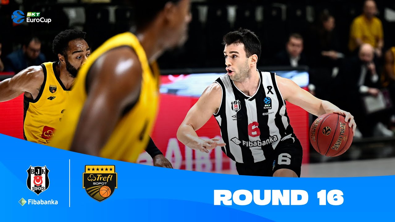 BACKCOURT PUSHING the hometeam! | Besiktas - Trefl | R16 2024-25 BKT EuroCup HIGHLIGHTS