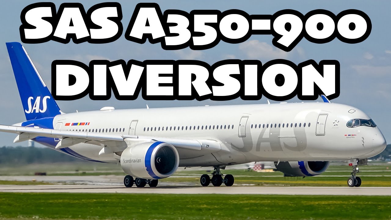 *DIVERSION!* SAS (Scandinavian Airlines) Airbus A350-900 (A359) in action in Montreal (YUL/CYUL)