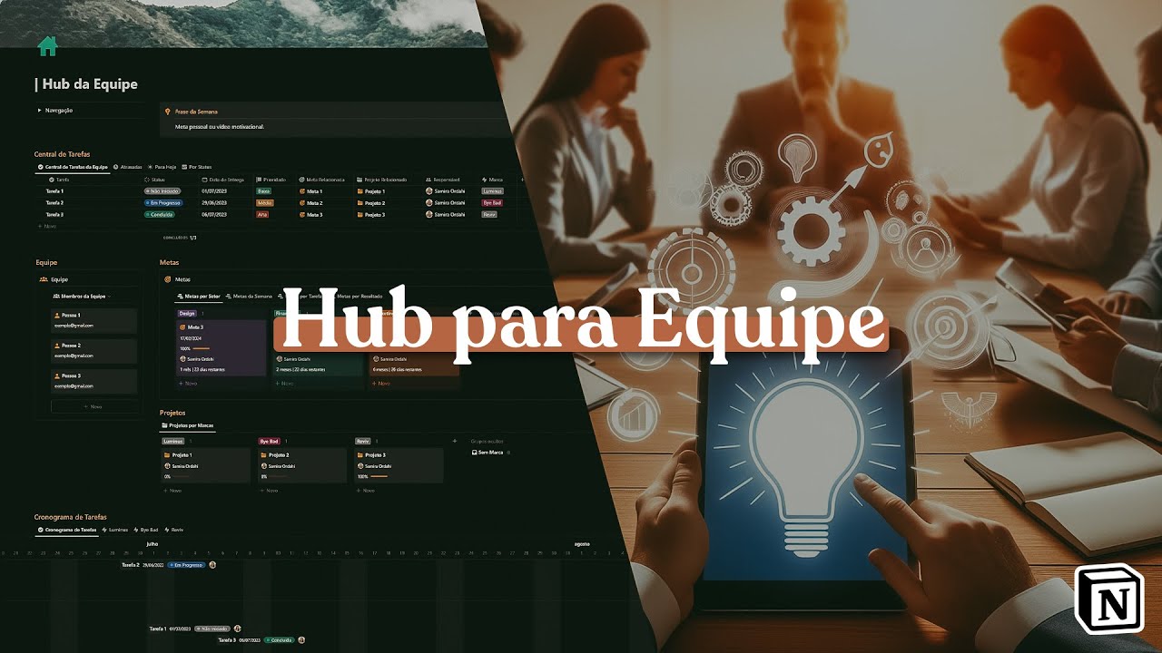 Template Completo para Equipes no Notion + Como Delegar Tarefas!