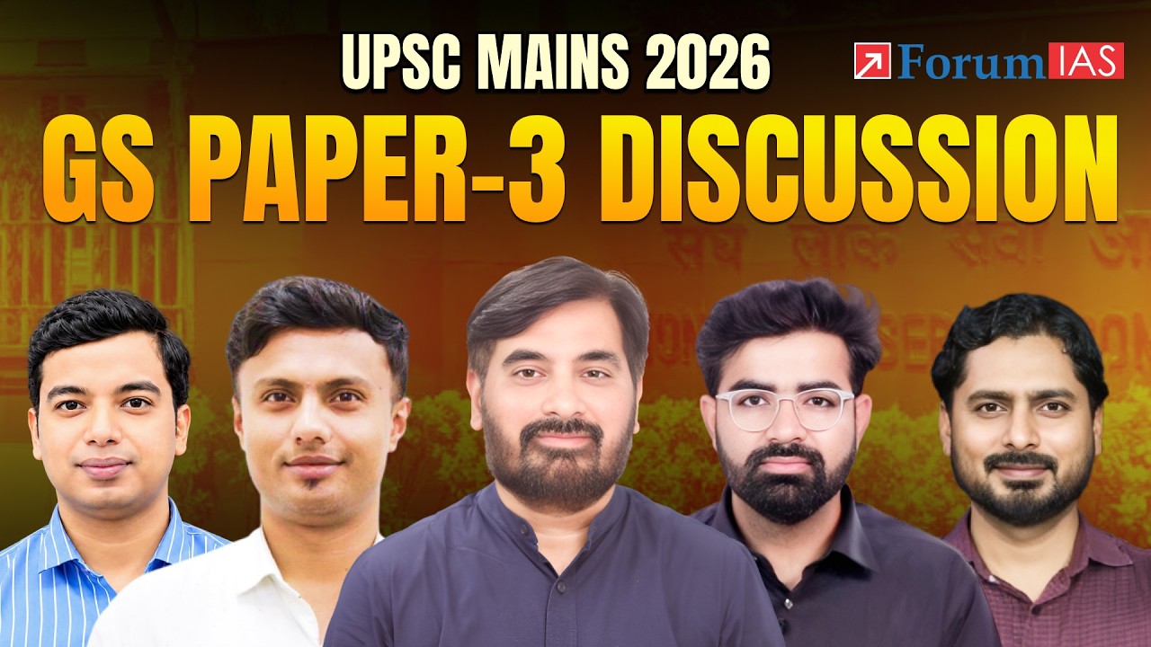 GS Paper 3 Discussion | UPSC Mains 2026