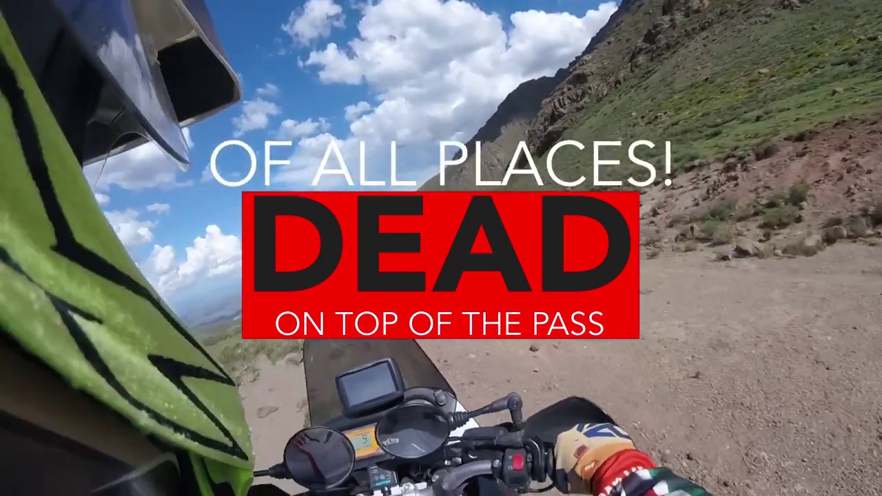 Up and down Ongeluksnek Pass on big Adventure Bikes