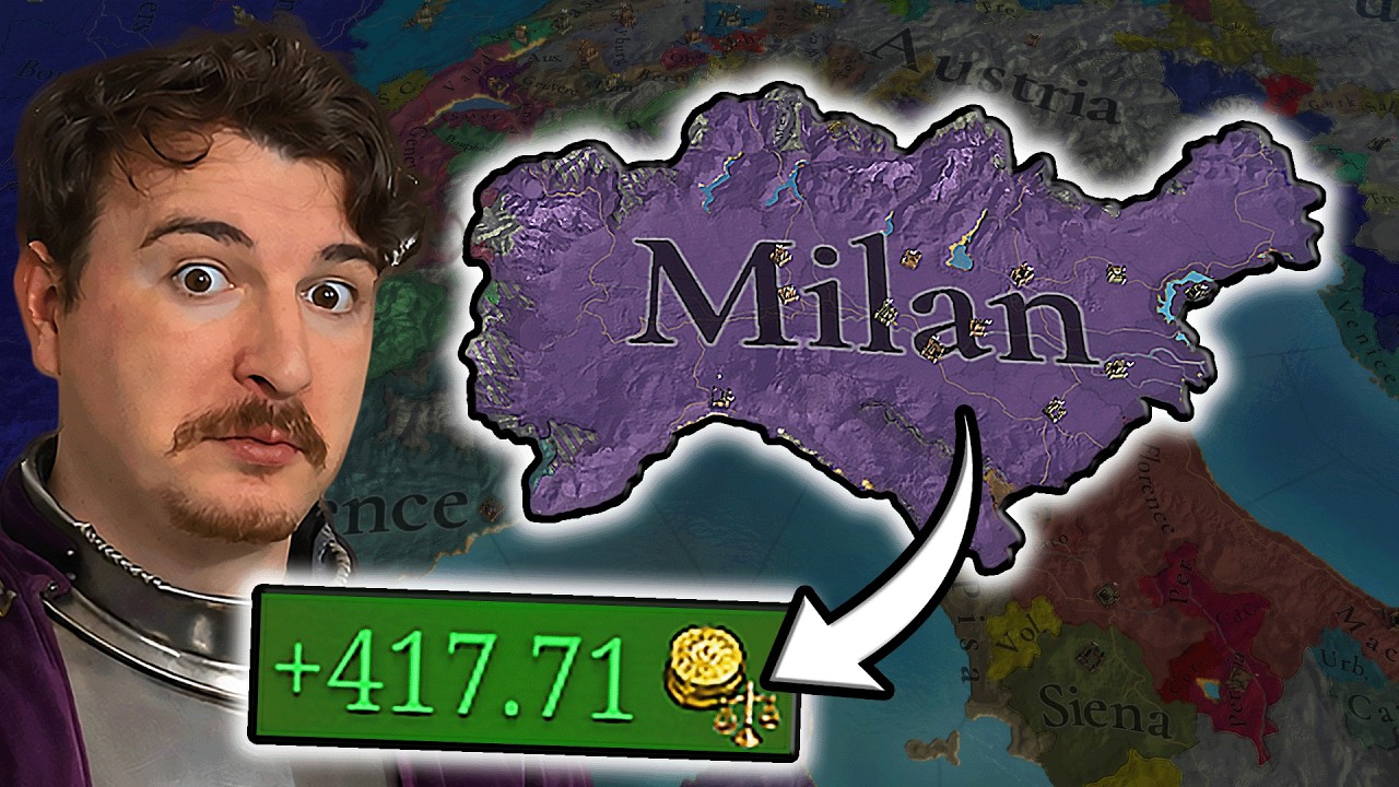 I Formed The RICHEST Nation In 70 Years By PLAYING TALL As EU5 MILAN