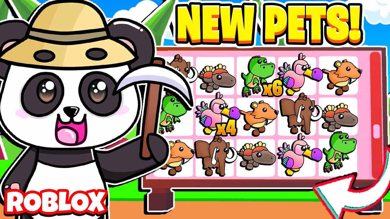 OPENING EVERY PET In Fossil Egg Update In Adopt Me! How Many LEGENDARIES can I get!? Roblox Adopt Me