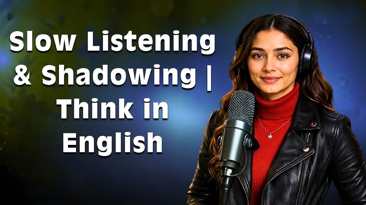 Think in English | Slow Shadowing Podcast | Ep 6