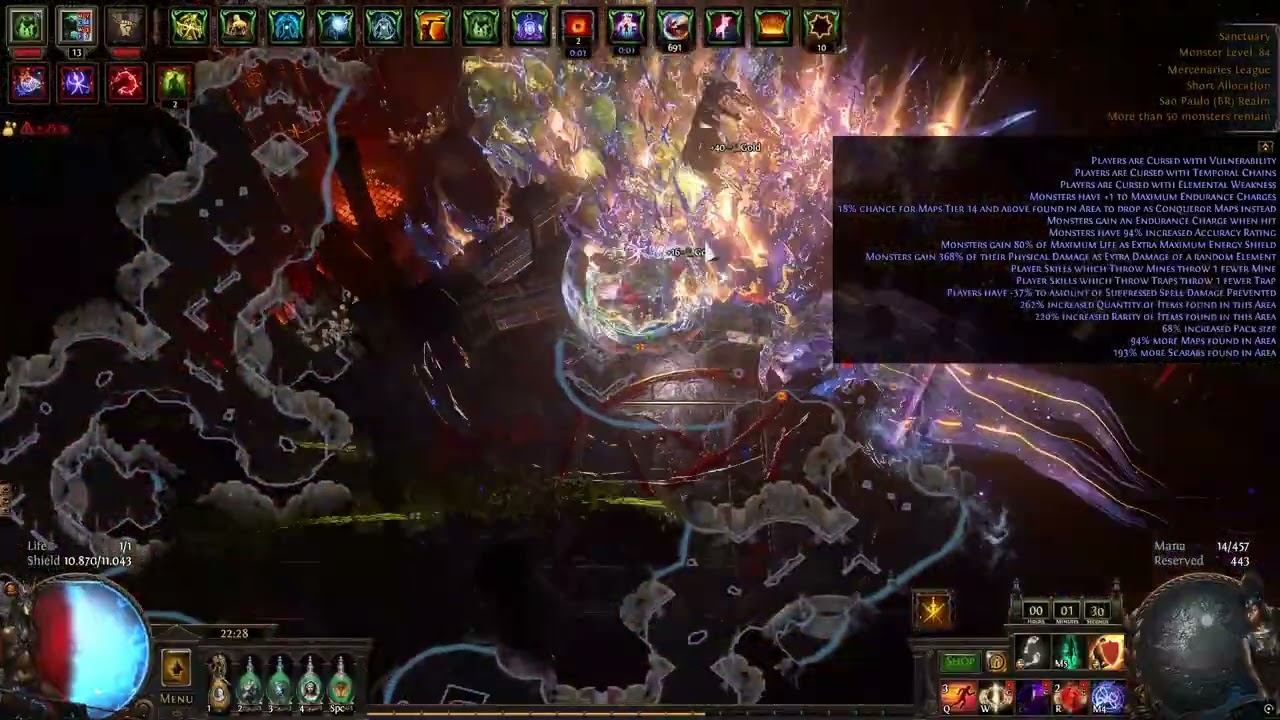 Carrion Golems Elementalist - T17 Sanctuary