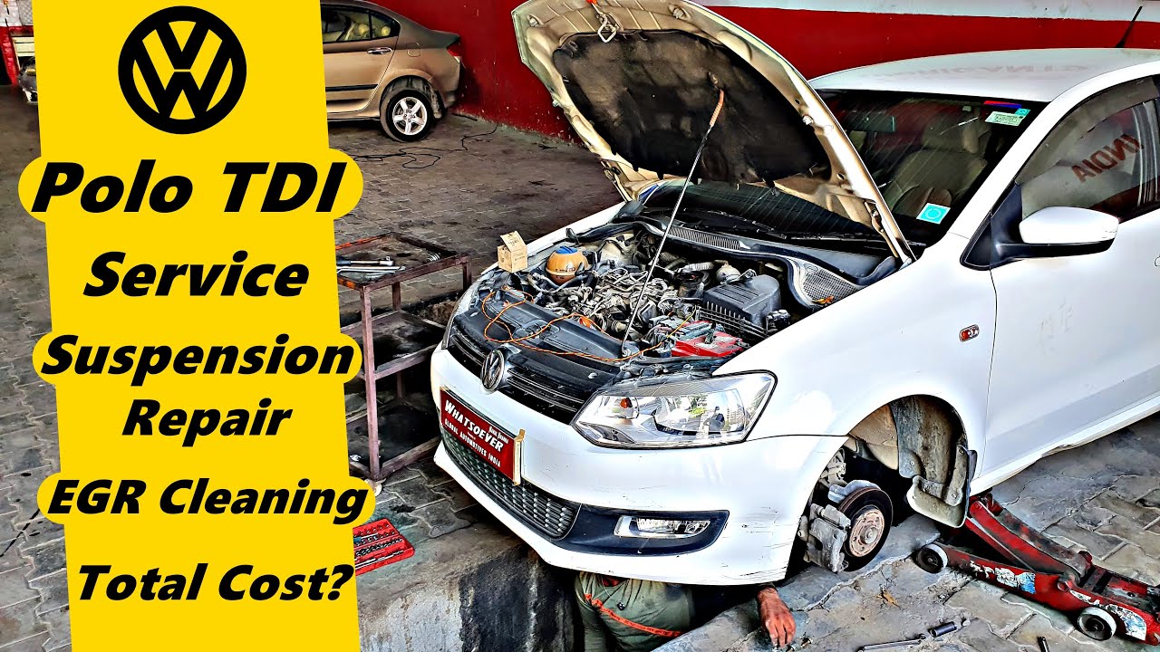 VW Polo TDI Service + Suspension + EGR Cleaning