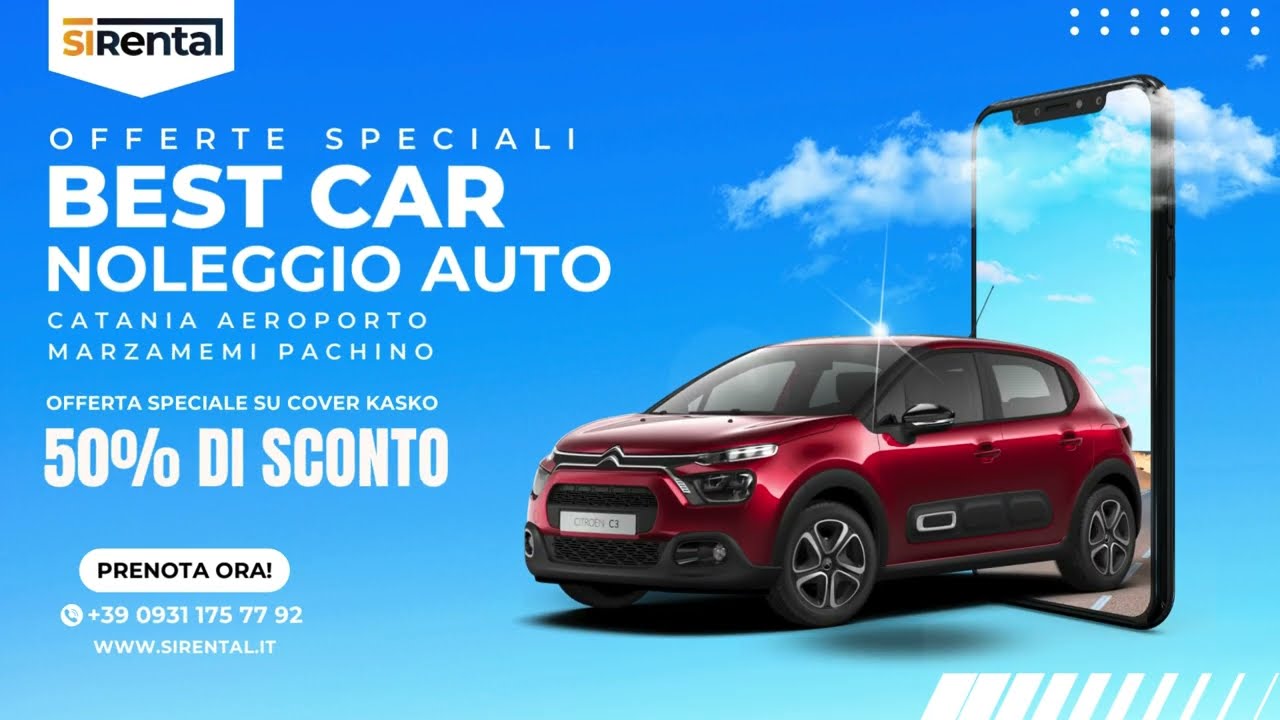 Sirental: Noleggio Auto Facile e Veloce all'Aeroporto di Catania