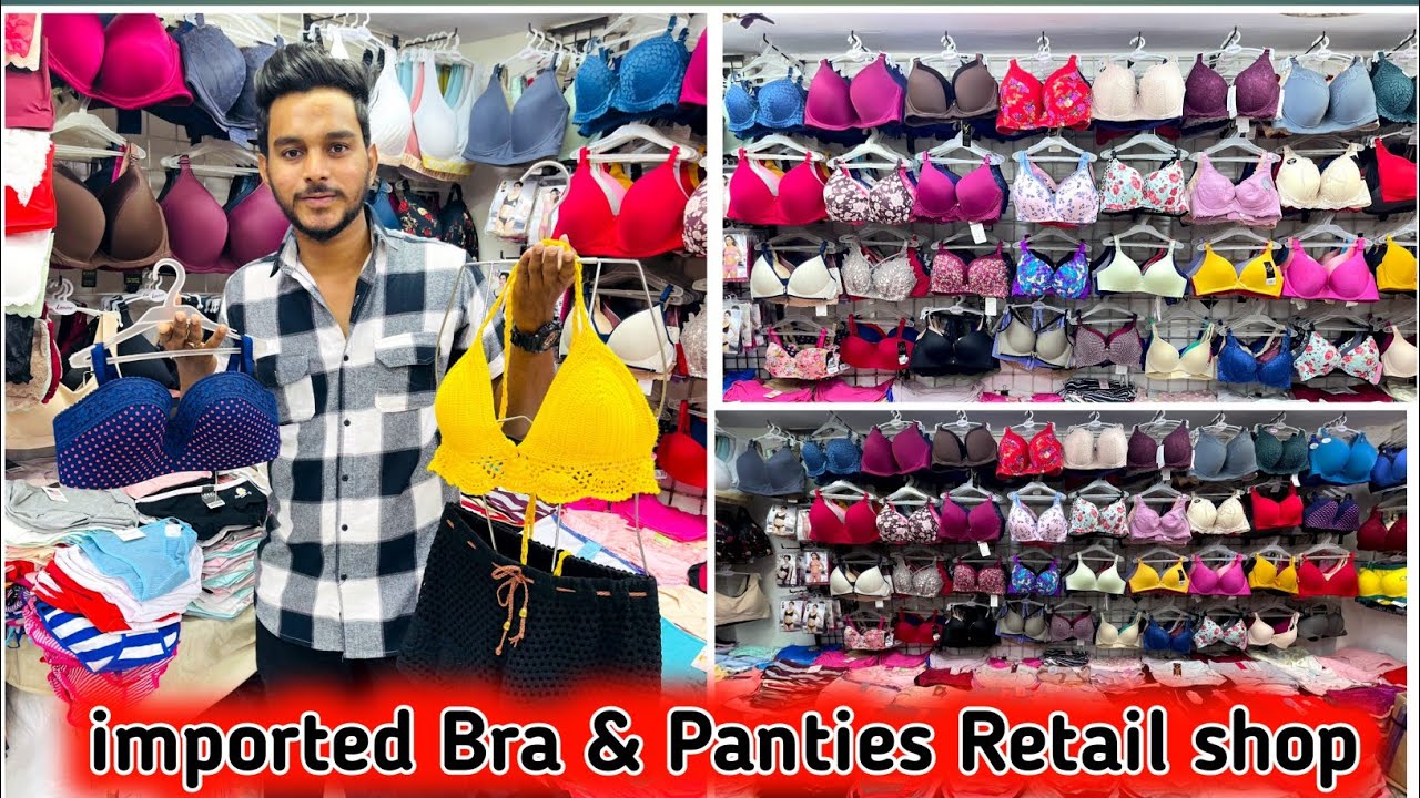 Imported Bra & Panties Retail + wholesale market Mumbai | ladies undergarments Retail shop |