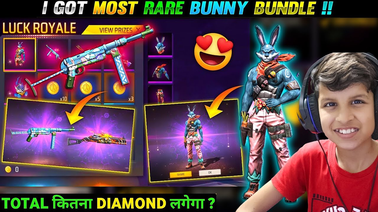 I Got Crazy Bunny Bundle 😍 - Bunny Royale Event 🔥 │Freefire