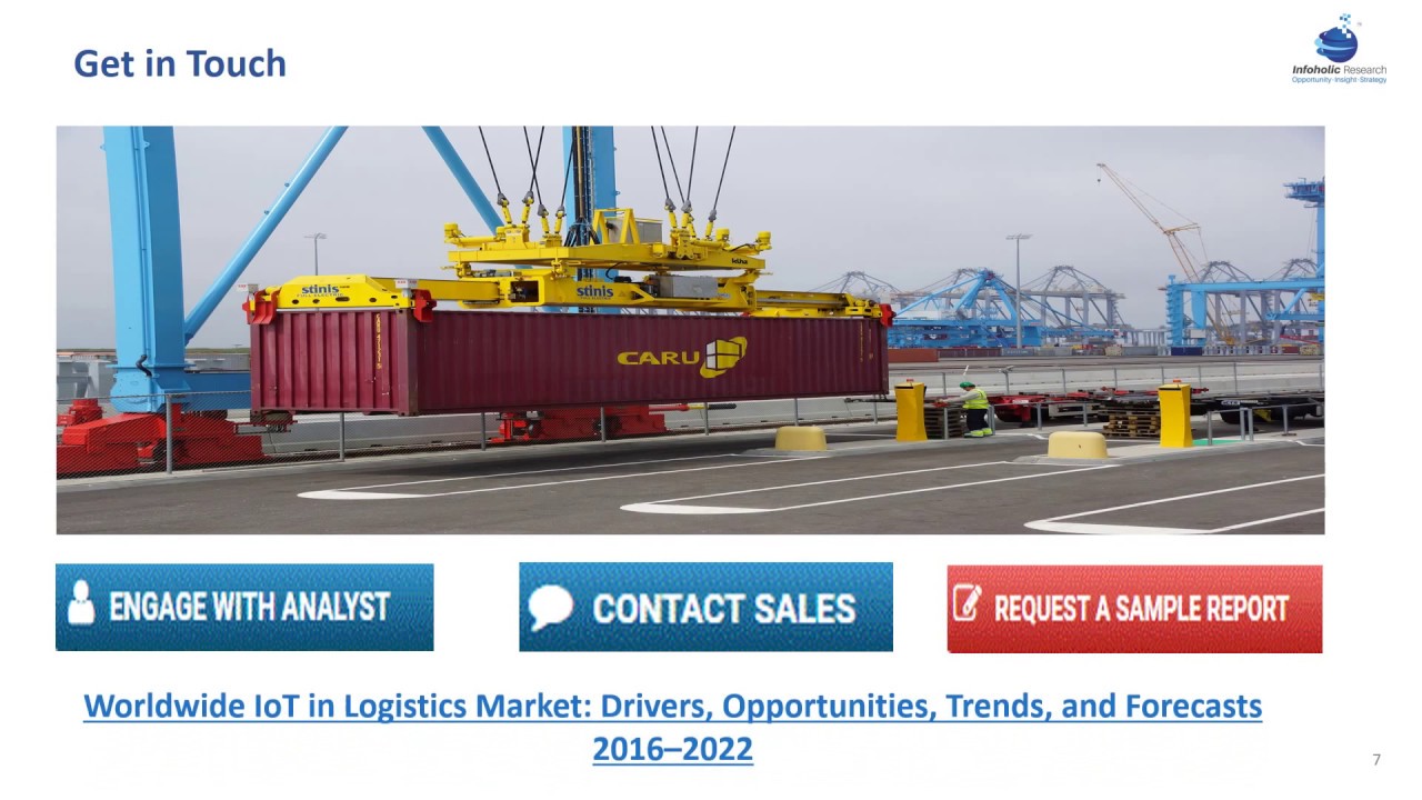 Worldwide IoT in Logistics Market: Drivers, Opportunities, Trends, and Forecasts 2016&ndash;2022