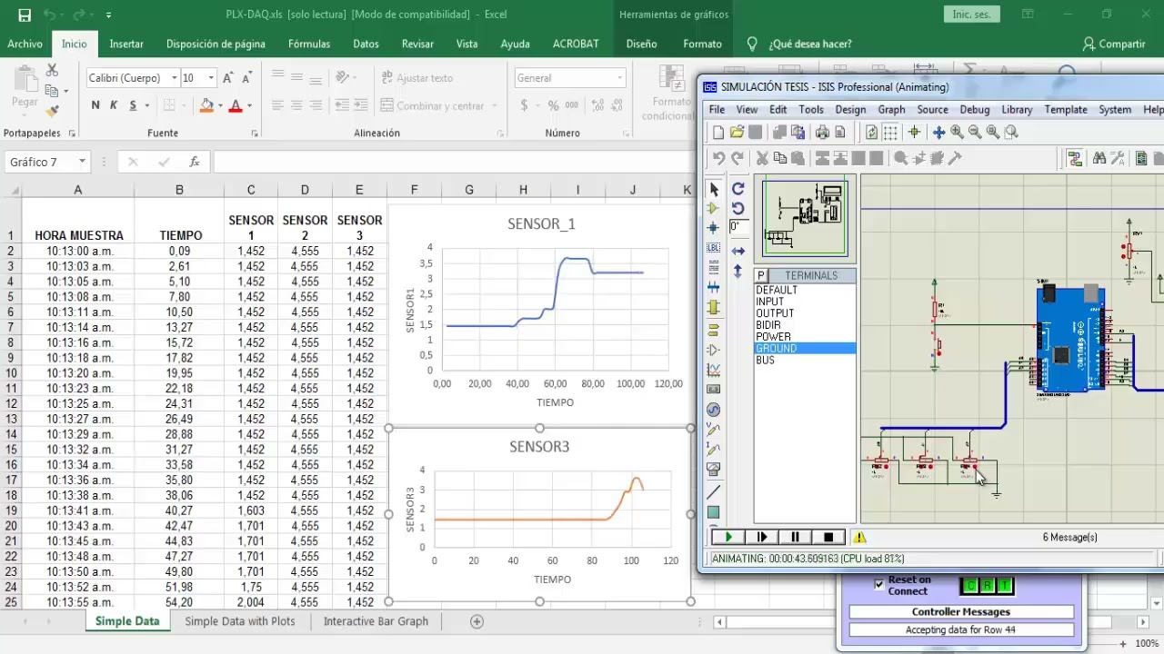 CONECTAR ARDUINO CON EXCEL REGISTRADOR CON EXCEL