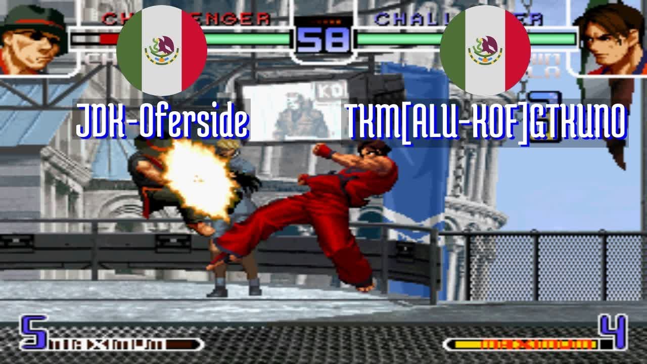 FT5 @kf2k2pls: JDK-Oferside (MX) vs TKM[ALU-KOF]GTKUNO (MX) [KOF 2002 Plus kf2k2 Fightcade] Jun 6